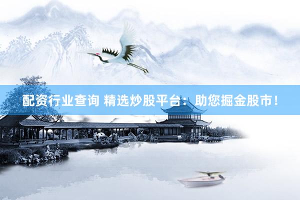 配资行业查询 精选炒股平台：助您掘金股市！