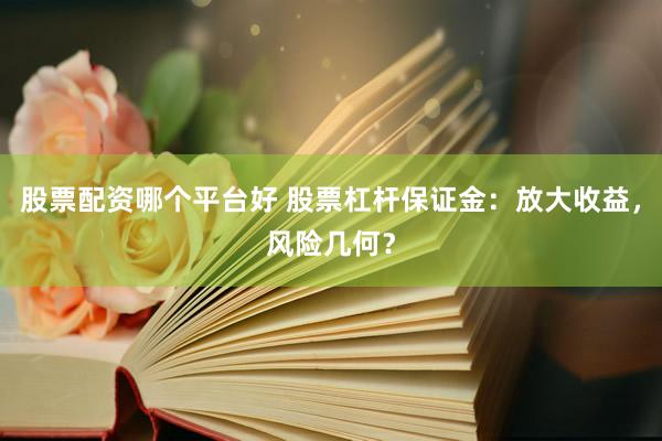 股票配资哪个平台好 股票杠杆保证金：放大收益，风险几何？