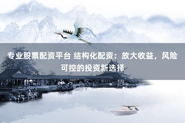 专业股票配资平台 结构化配资：放大收益，风险可控的投资新选择