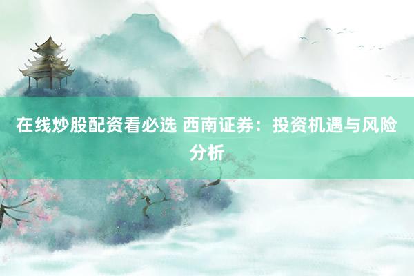 在线炒股配资看必选 西南证券:投资机遇与风险分析