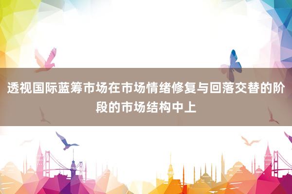 透视国际蓝筹市场在市场情绪修复与回落交替的阶段的市场结构中上